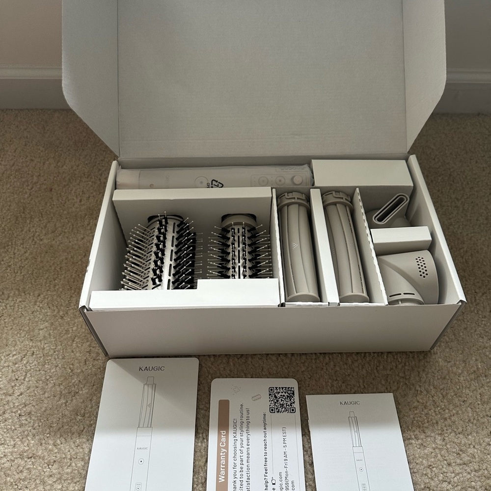 KAUGIC 6 in 1 Air Wrap Hair Styler Dryer Brush Multi-Styler